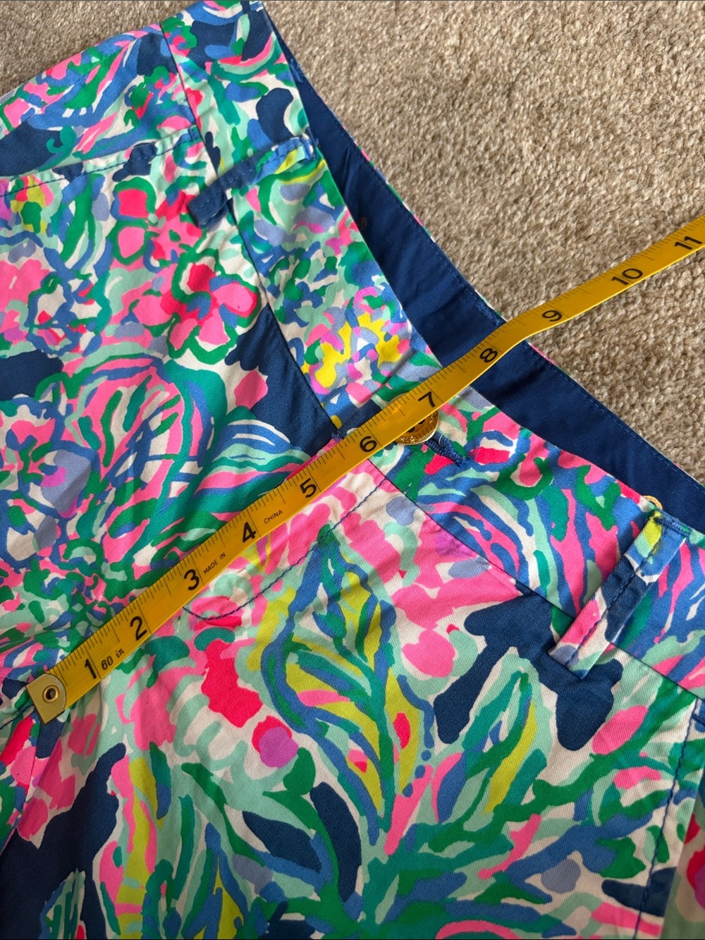 Lilly Pulitzer The Jayne Short Multicolor Floral Island Print Shorts size 2 - Picture 7 of 9